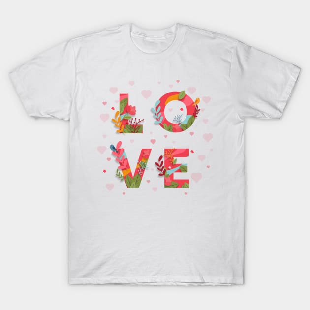 Love T-Shirt by Purwoceng